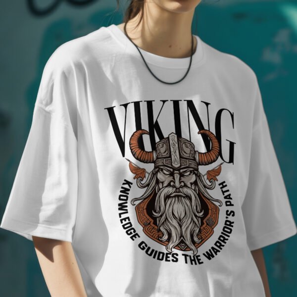 Oversized Viking-Inspired T-Shirt – Strength, Style, and Legendary Vibes - Image 4