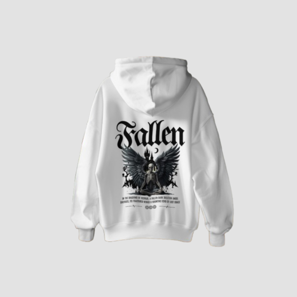 Fallen Identity – Oversized Hoodie for the Quiet Survivors" - Image 2