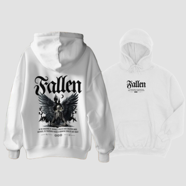 Fallen Identity – Oversized Hoodie for the Quiet Survivors" - Image 5