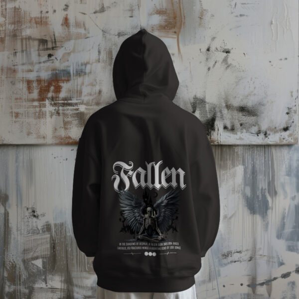 Fallen Identity – Oversized Hoodie for the Quiet Survivors" - Image 7