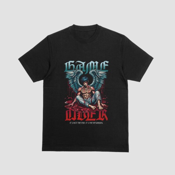 BROKEN ANGEL Oversized Tee – Clean look, dark energy. Made for comfort, built for presence. - Image 2