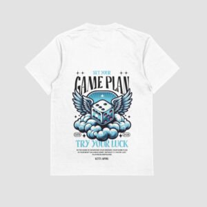 Game Plan Oversized Tee – Clean look, dark energy. Made for comfort, built for presence.