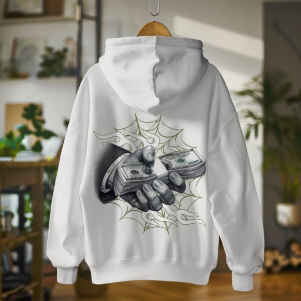 Spider Money – Hoodie for the Web-Weaving Hustlers - Image 4