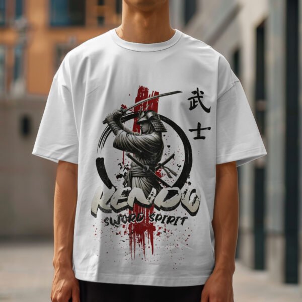 kendo samurai Oversized Tee – Clean look, dark energy. Made for comfort, built for presence. - Image 2