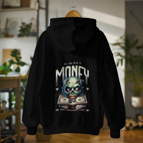 Money_Zombie – Oversized Hoodie for the Quiet Survivors" - Image 9