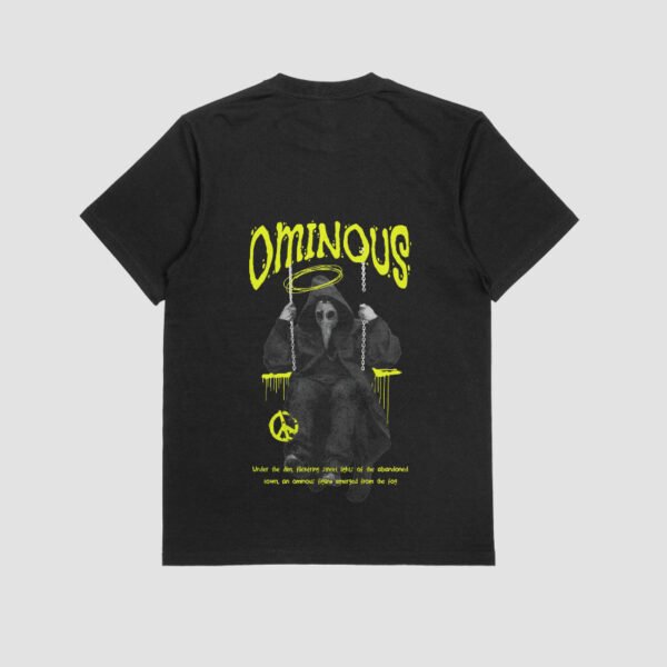 Ominous Oversized Tee – Clean look, dark energy. Made for comfort, built for presence. - Image 2