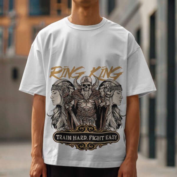 Oversized Viking T-Shirt for Men–Women | Embrace the Warrior Within - Image 3