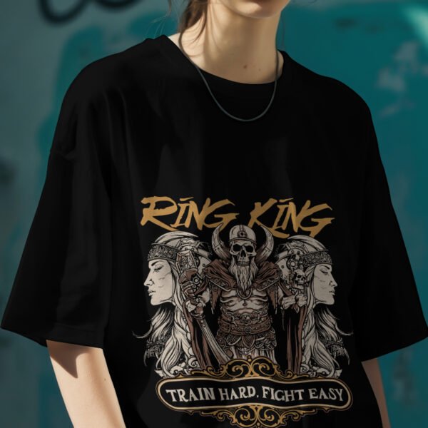 Oversized Viking T-Shirt for Men–Women | Embrace the Warrior Within - Image 2