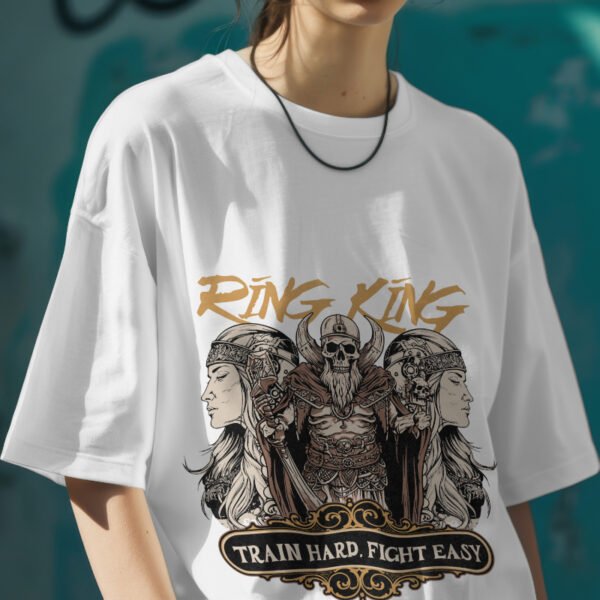 Oversized Viking T-Shirt for Men–Women | Embrace the Warrior Within - Image 5