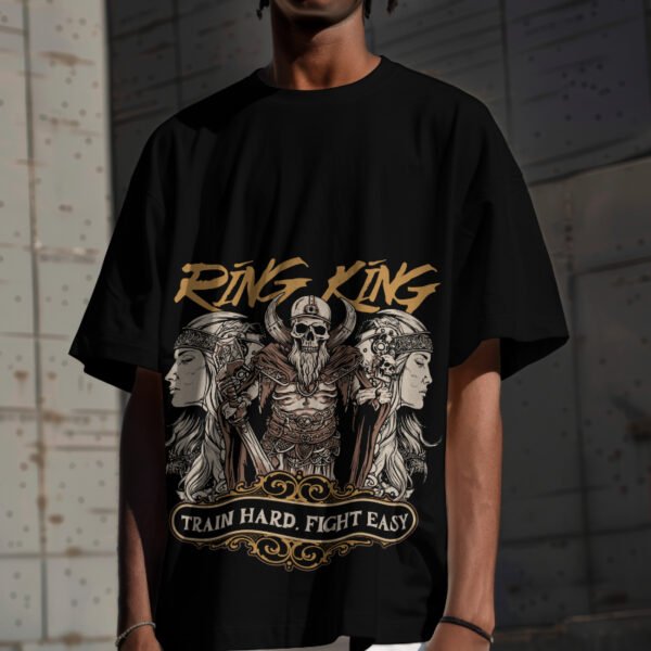 Oversized Viking T-Shirt for Men–Women | Embrace the Warrior Within - Image 4