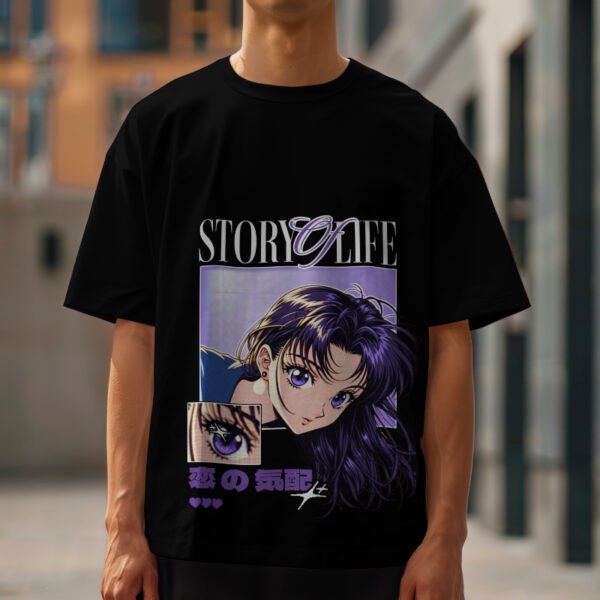 Oversized Anime T-Shirt for Men–Women | Casual, Comfy & Otaku Style - Image 5