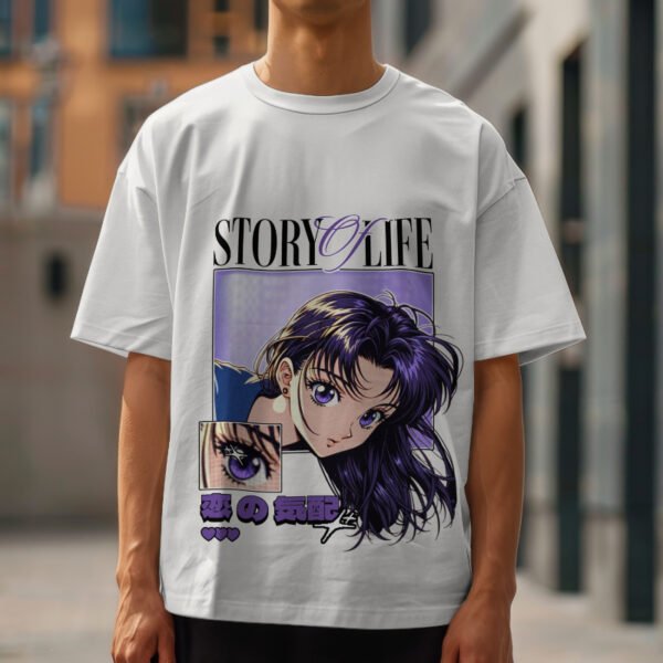 Oversized Anime T-Shirt for Men–Women | Casual, Comfy & Otaku Style - Image 4