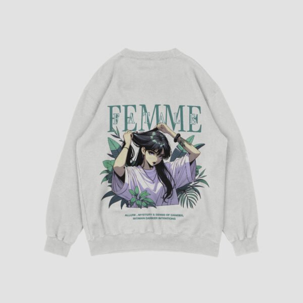 Final Strike – Oversized Manga Sweatshirt - Image 4