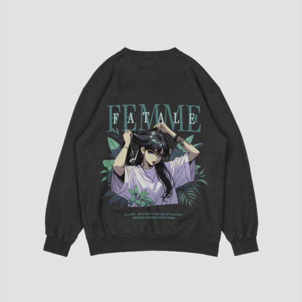 Final Strike – Oversized Manga Sweatshirt - Image 5