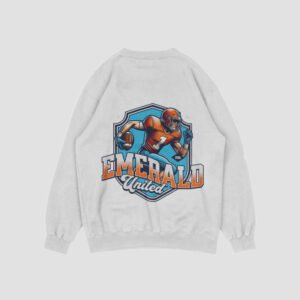 EMERALD United – Retro Football Oversized Sweatshirt