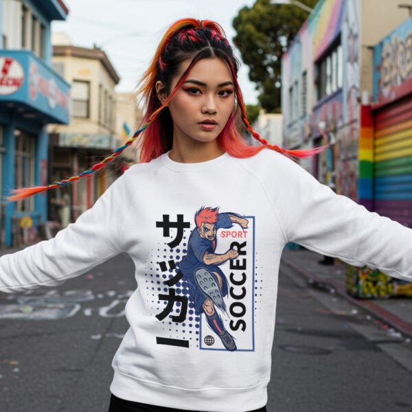 Neo Kick Anime Soccer Sweatshirt - Image 4