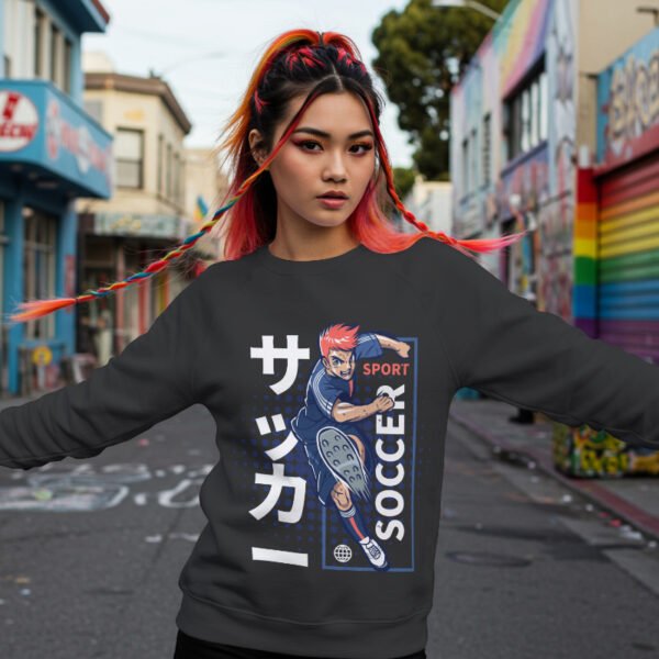 Neo Kick Anime Soccer Sweatshirt - Image 7
